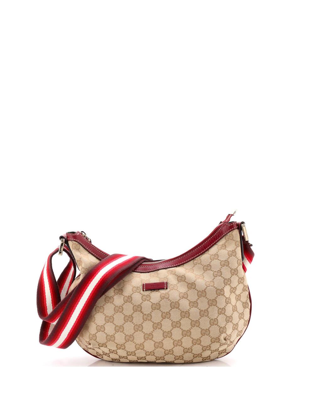 Gucci Saddle Zip Messenger Bag Gg #364220G11B